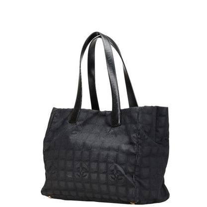 Chanel New Travel Line Nylon Leather Tote Bag