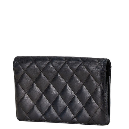 Chanel Matelasse Lambskin Long Wallet