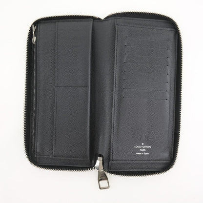 Louis Vuitton Black Leather Zippy Wallet Vertical wallet accessories