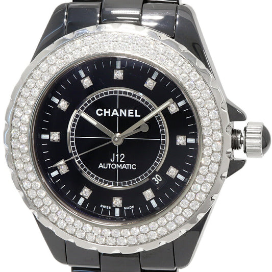 Chanel Black Ceramic J12 Watch H2014