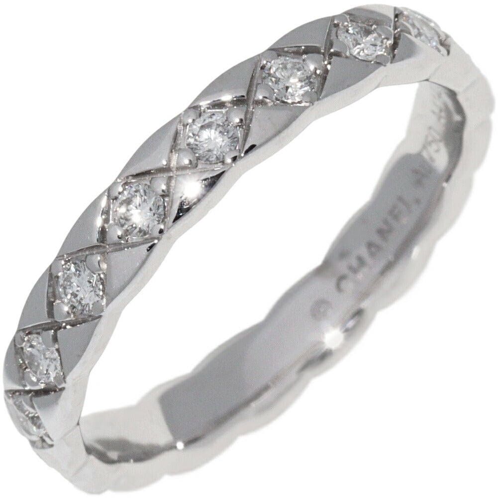 Chanel 18K White Gold Coco Crush Ring J11871