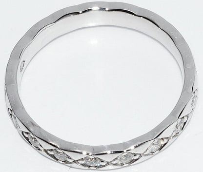 Chanel 18K White Gold Coco Crush Ring J11871