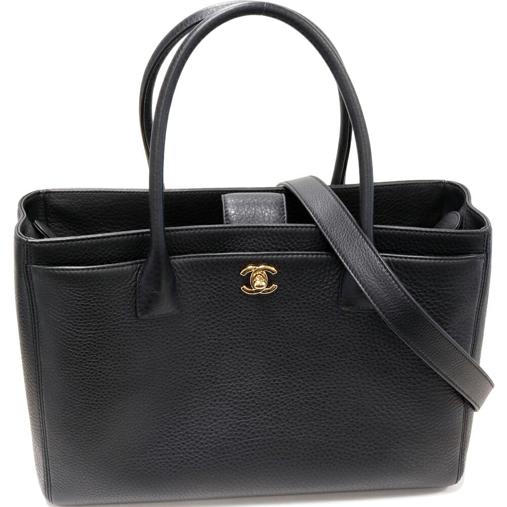 Chanel Soft Caviar Skin Executive 2way Tote Bag A15206