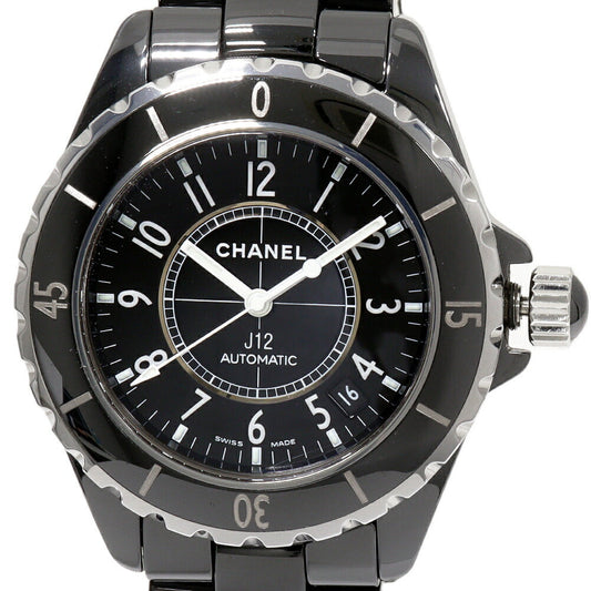 Chanel Black Ceramic J12 Watch H0685