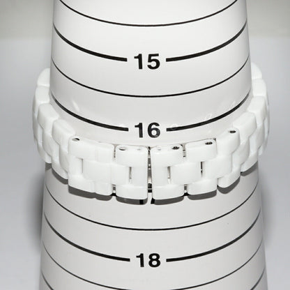 Chanel White Mother of Pearl J12 Watch H2422