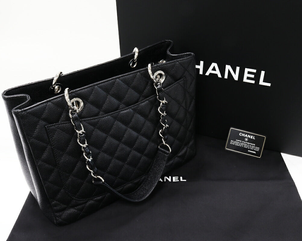 Chanel Caviar Skin GST Large Shopping Bag 2way Bag A50995