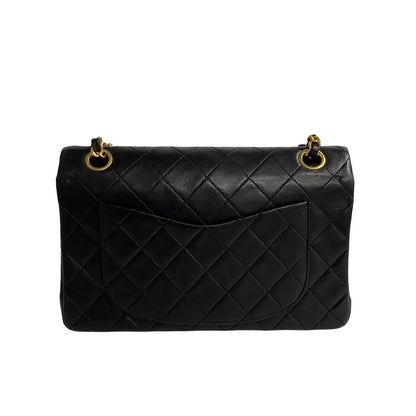 Chanel Small Classic Double Flap Bag  Leather Handbag in Good condition