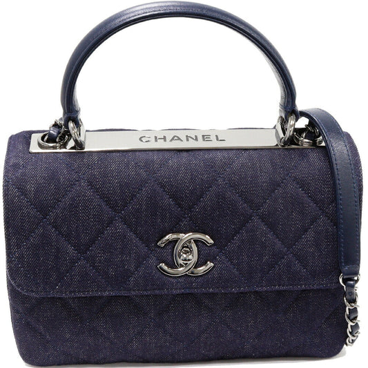 Chanel Denim Canvas Matelassé 2way Bag