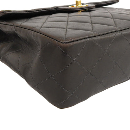 CHANEL Around 1997 Made Square Classic Flap Backpack Black