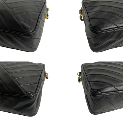 Chanel CC Chevron Camera Bag  Leather Crossbody Bag in Good condition
