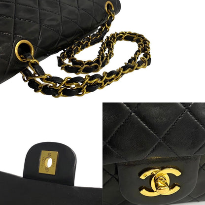 Chanel Classic Small Double Flap Bag  Leather Crossbody Bag in Good condition