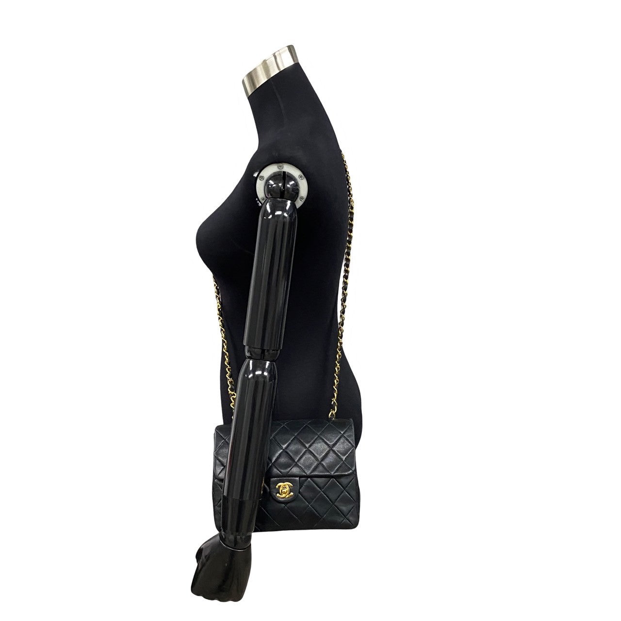 Chanel Classic Mini Single Flap Bag Leather Crossbody Bag in Good condition