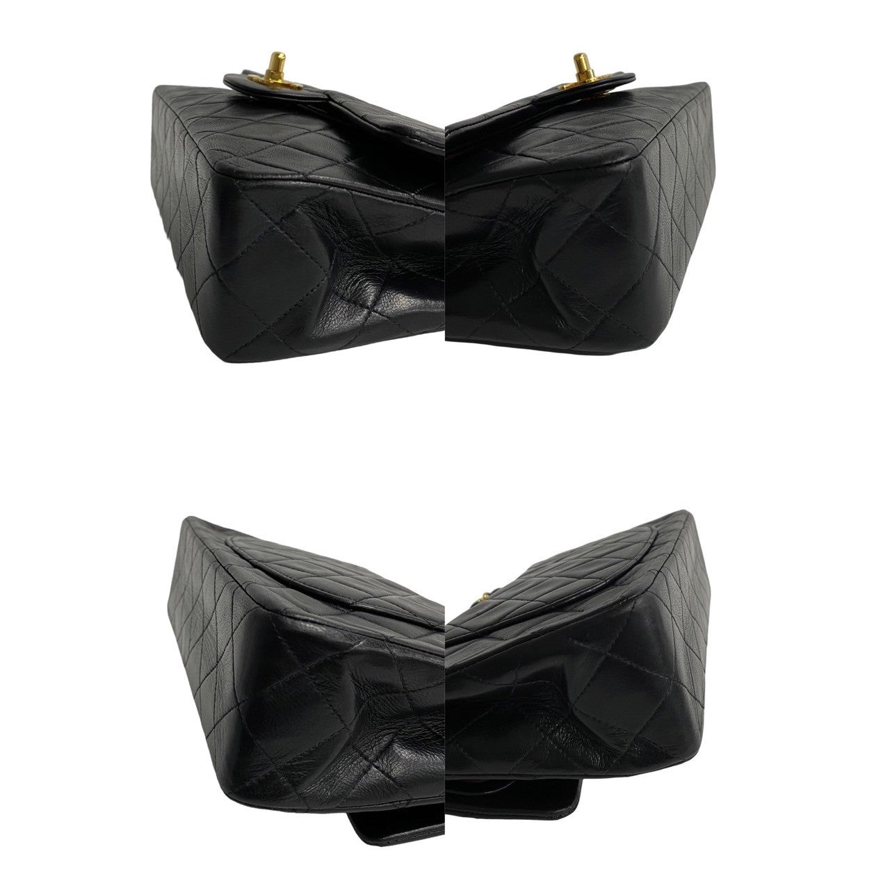 Chanel Matelasse Double Flap Leather Shoulder Bag 无法识别 in Good condition