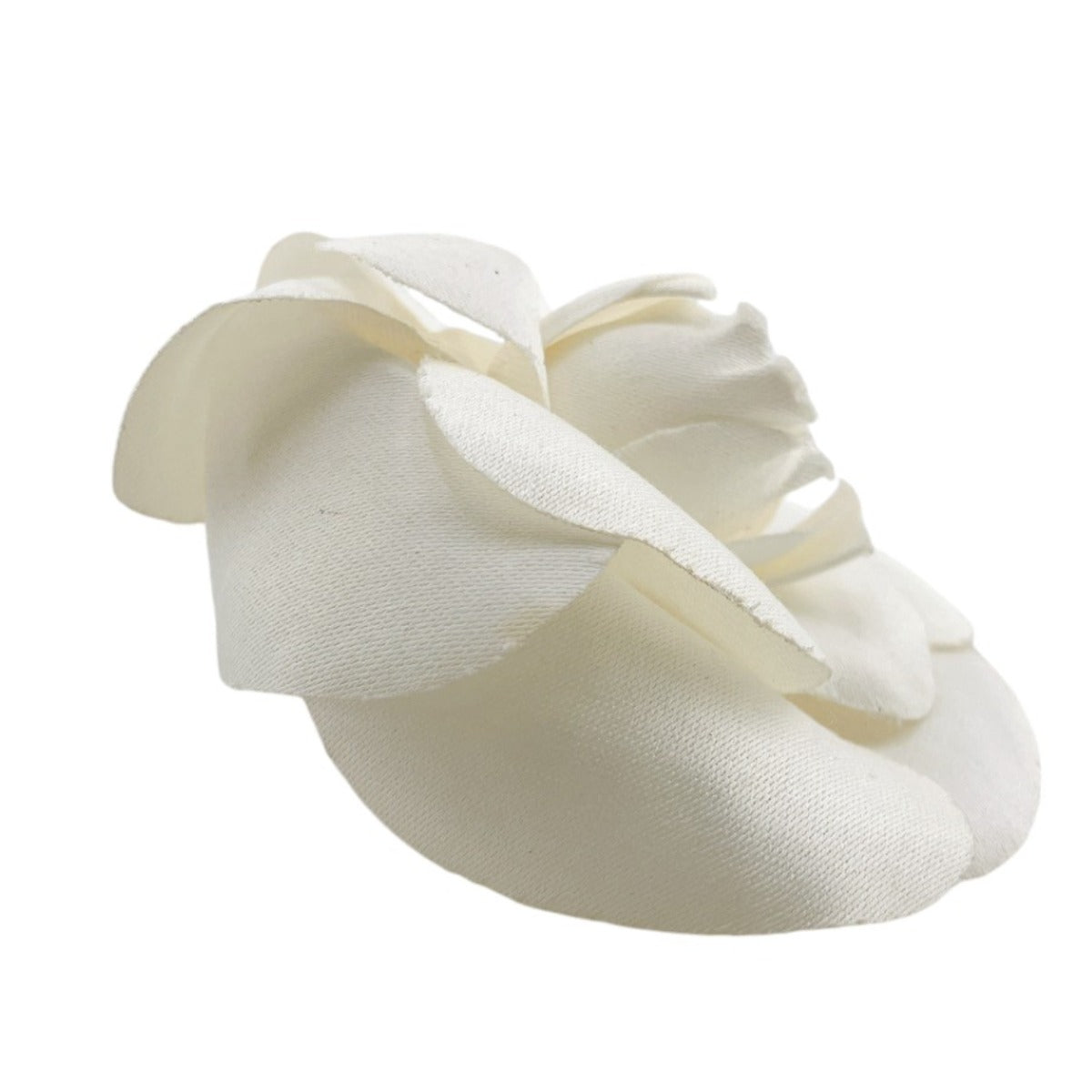 CHANEL Brooch Fabric white corsage Camelia Women New