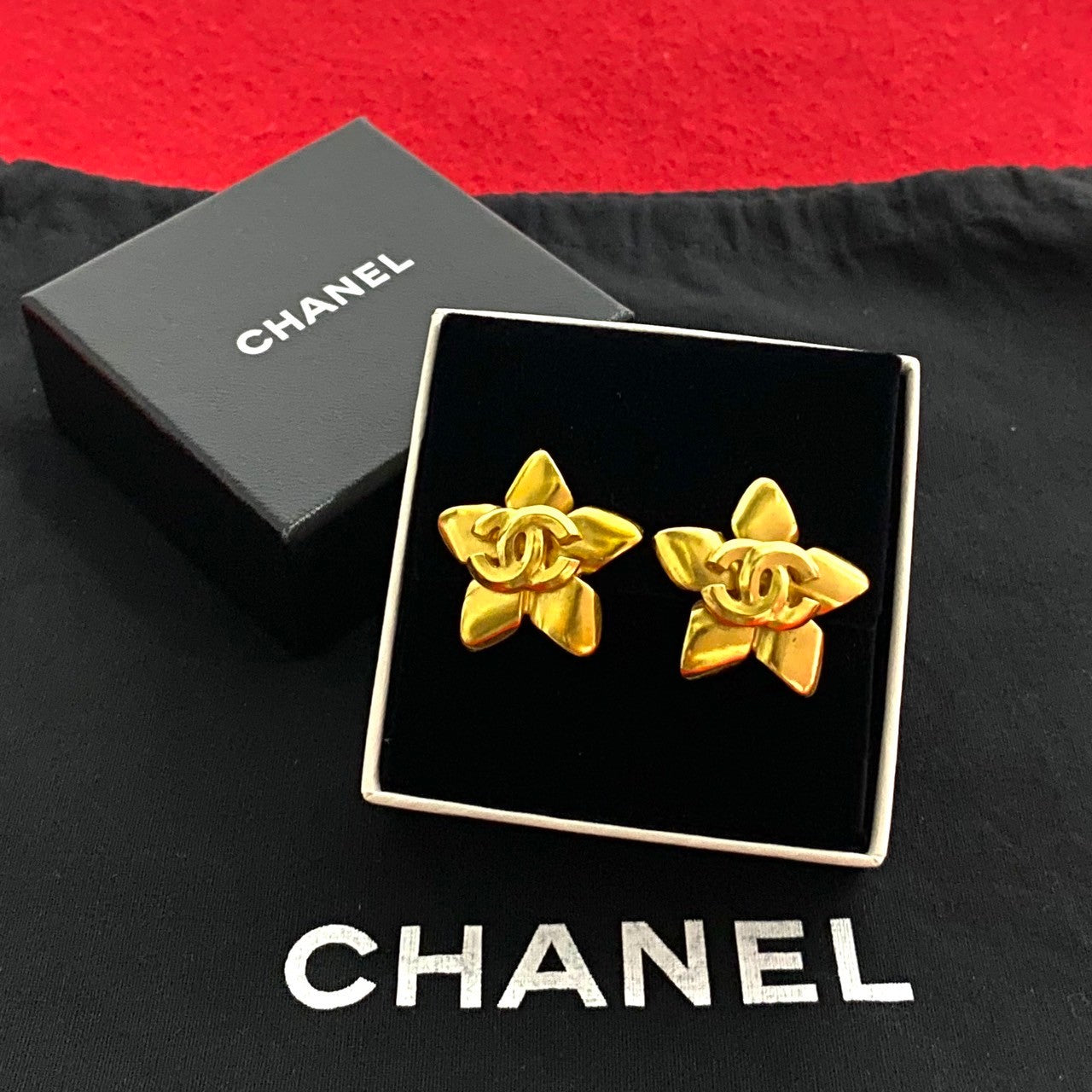 CHANEL Earring Gold Plated gold