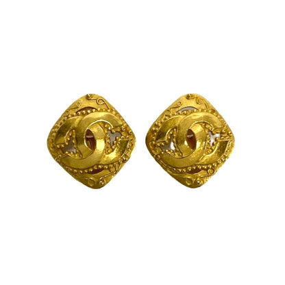 CHANEL Earring Gold Plated gold
