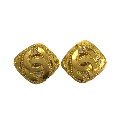 CHANEL Earring Gold Plated gold