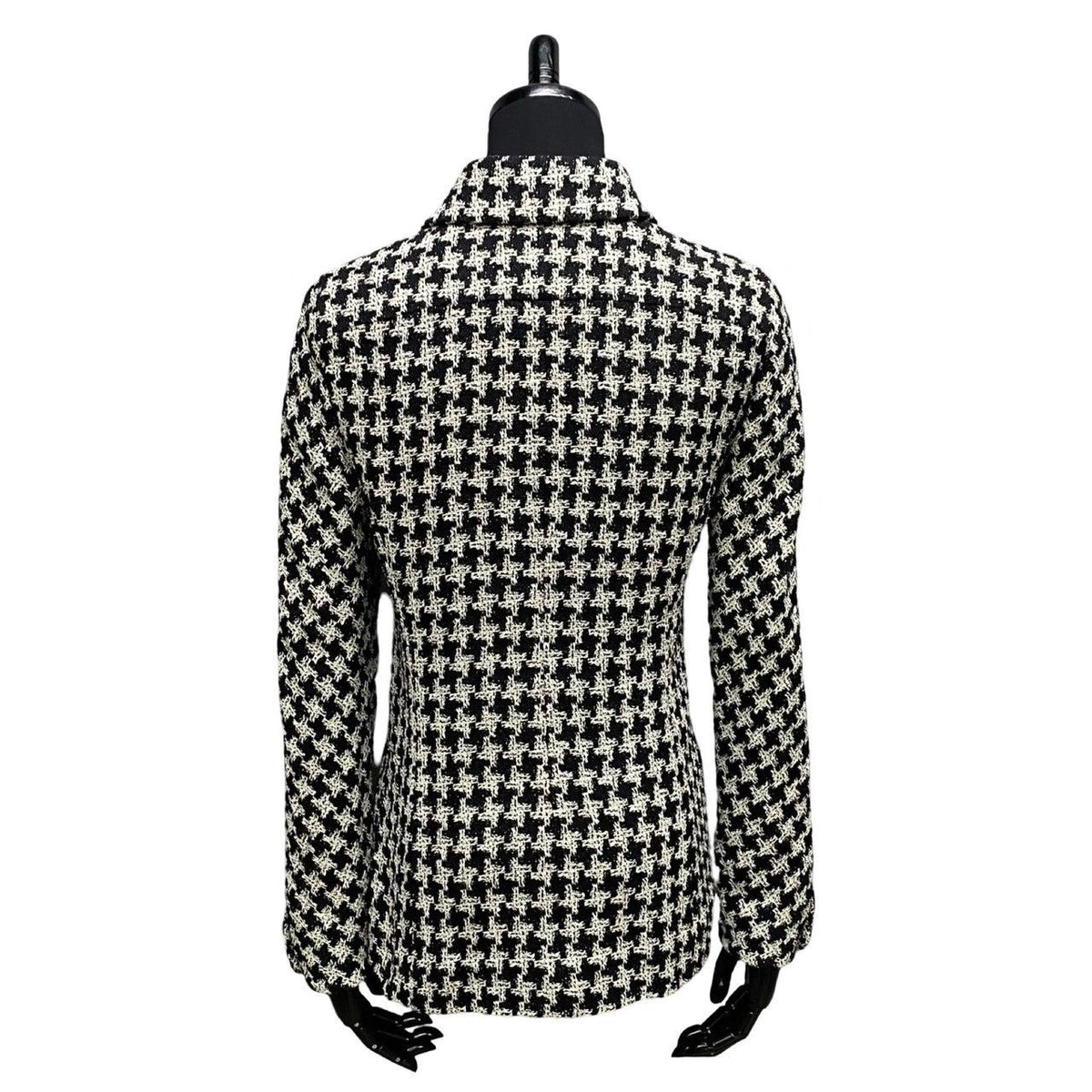 CHANEL tailored jacket silk white 36