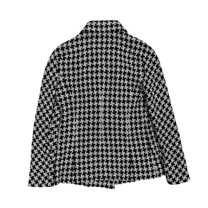CHANEL tailored jacket silk white 36