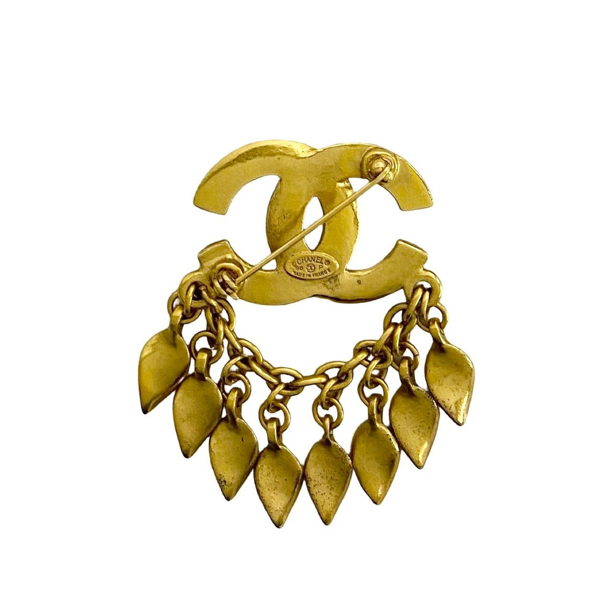 CHANEL Brooch Gold Plated gold