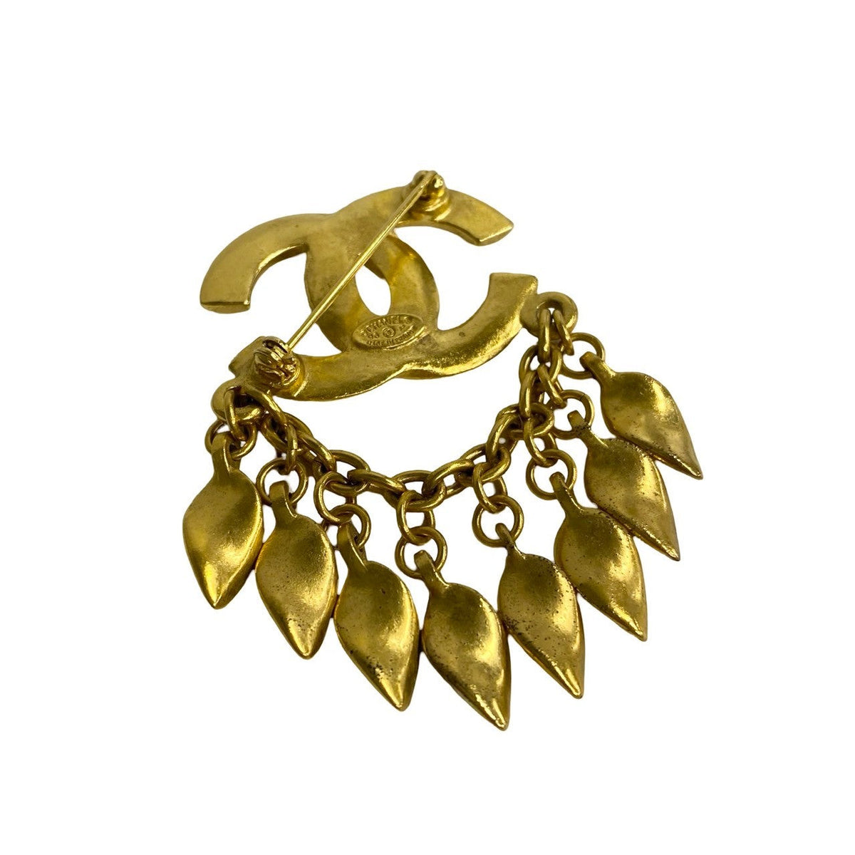 CHANEL Brooch Gold Plated gold