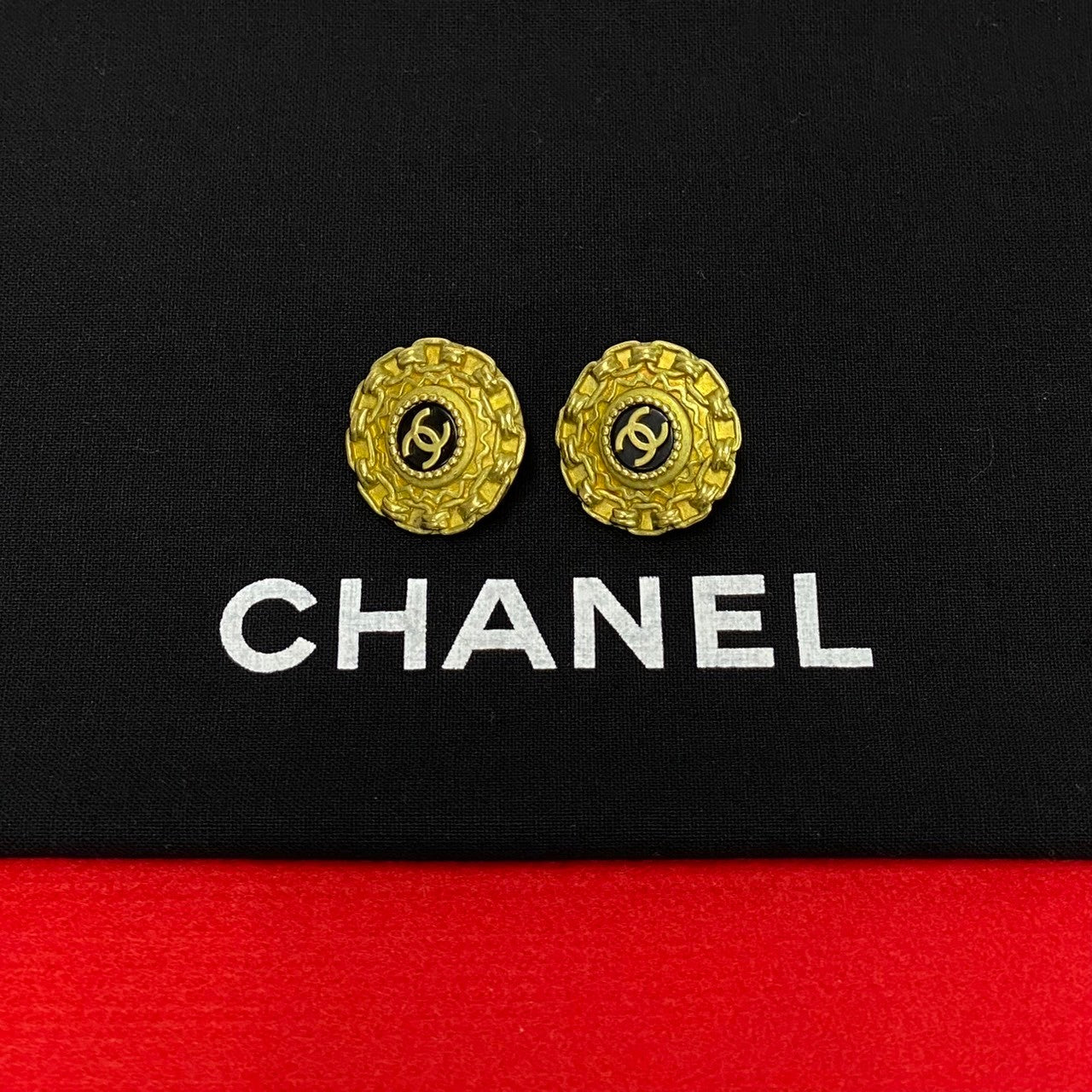 CHANEL Earring Gold Plated gold
