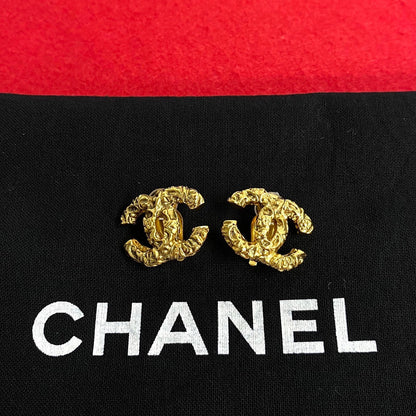 CHANEL Earring Gold Plated gold