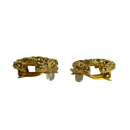 CHANEL Earring Gold Plated gold