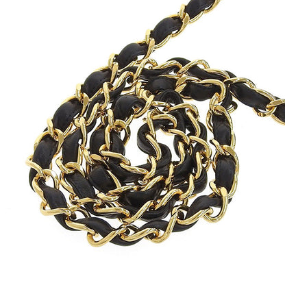 CHANEL Around 2000 Made Classic Flap Chain Bag Jumbo Black