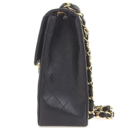 CHANEL Around 2000 Made Classic Flap Chain Bag Jumbo Black