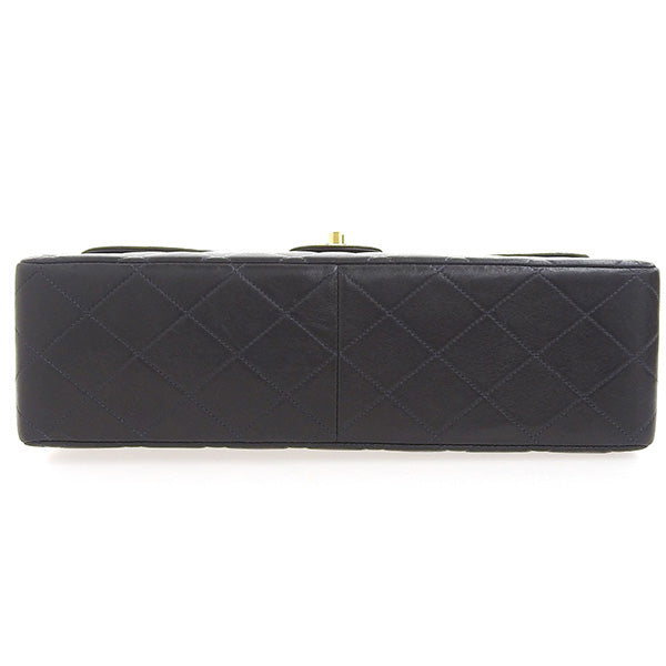 CHANEL Around 2000 Made Classic Flap Chain Bag Jumbo Black