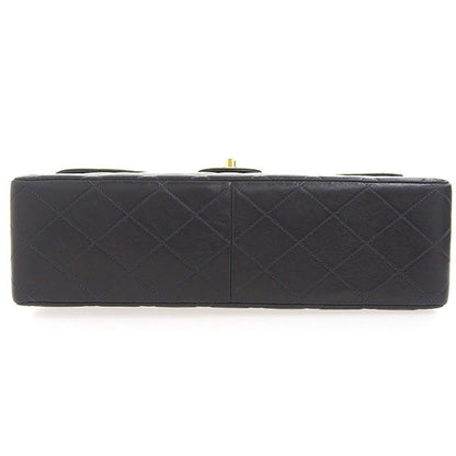 CHANEL Around 2000 Made Classic Flap Chain Bag Jumbo Black