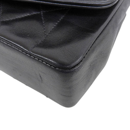 CHANEL Around 1992 Made Diana Flap Chain Bag 25Cm Black