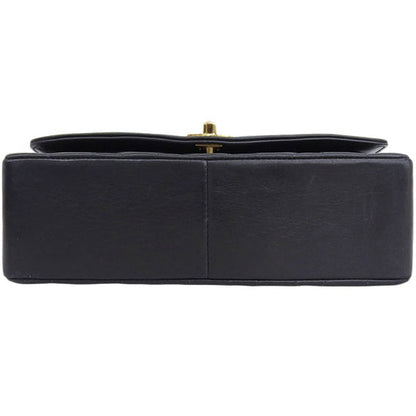 CHANEL Around 1992 Made Diana Flap Chain Bag 25Cm Black