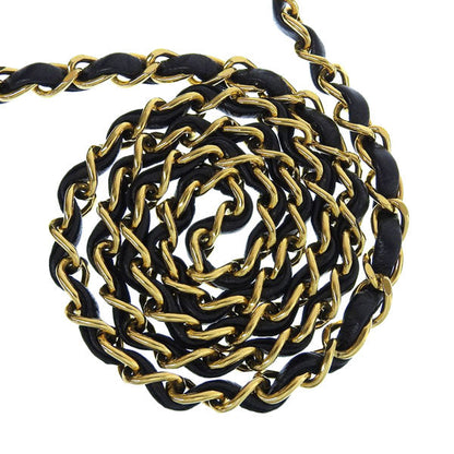 CHANEL Around 1997 Made Diana Flap Chain Bag 25Cm Black