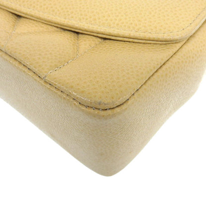 CHANEL Around 1992 Made Diana Flap Chain Bag 25Cm Beige