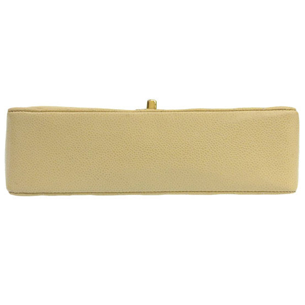 CHANEL Around 1992 Made Diana Flap Chain Bag 25Cm Beige