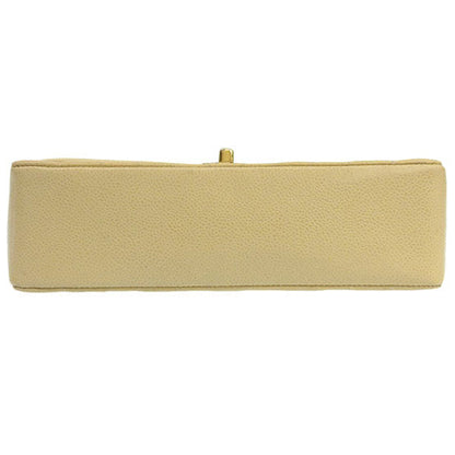 CHANEL Around 1992 Made Diana Flap Chain Bag 25Cm Beige