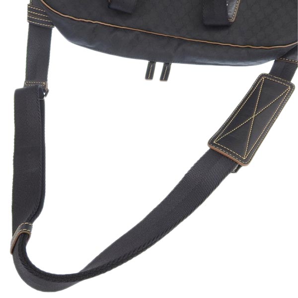 Celine Canvas Leather Combination Macadam Pattern 2Way Bag Black