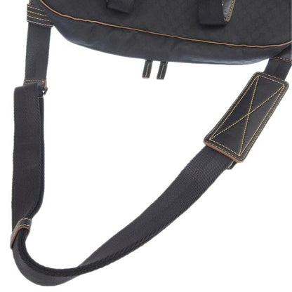 Celine Canvas Leather Combination Macadam Pattern 2Way Bag Black