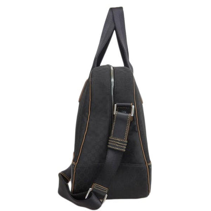 Celine Canvas Leather Combination Macadam Pattern 2Way Bag Black