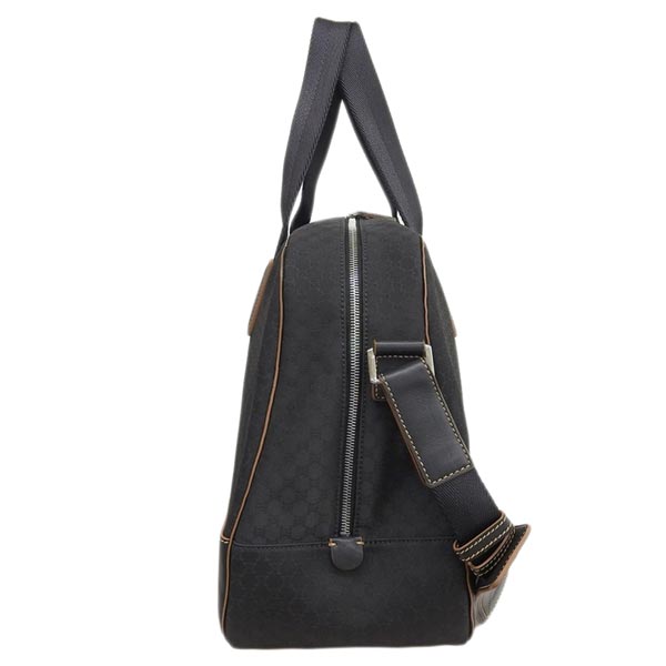 Celine Canvas Leather Combination Macadam Pattern 2Way Bag Black