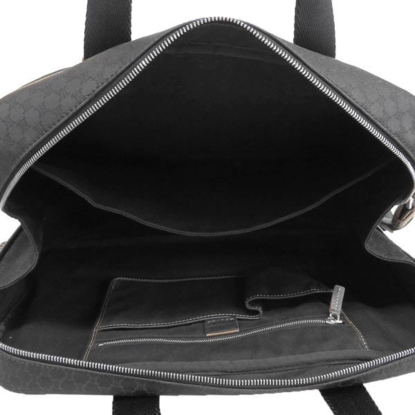 Celine Canvas Leather Combination Macadam Pattern 2Way Bag Black