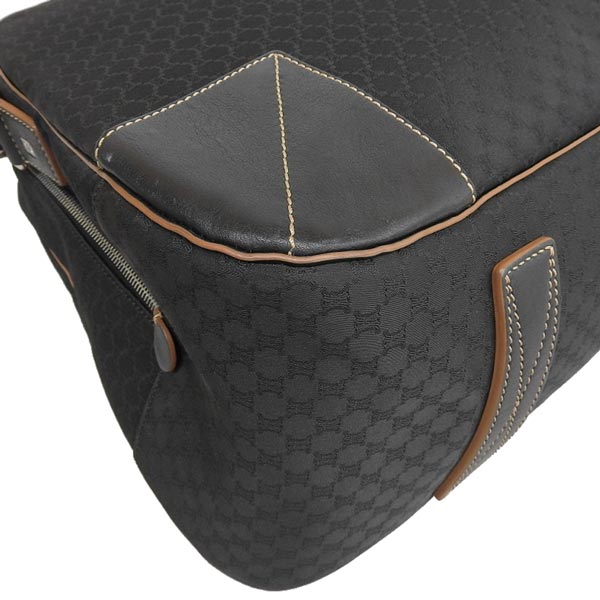 Celine Canvas Leather Combination Macadam Pattern 2Way Bag Black