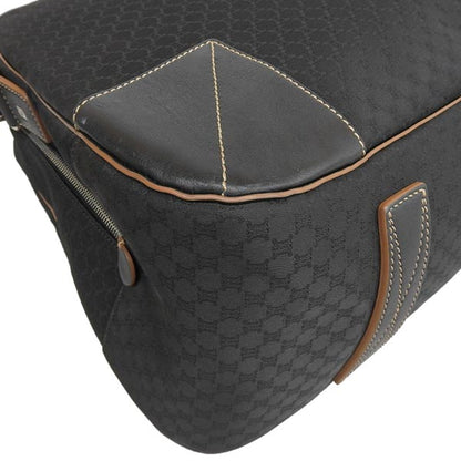 Celine Canvas Leather Combination Macadam Pattern 2Way Bag Black