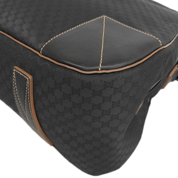 Celine Canvas Leather Combination Macadam Pattern 2Way Bag Black