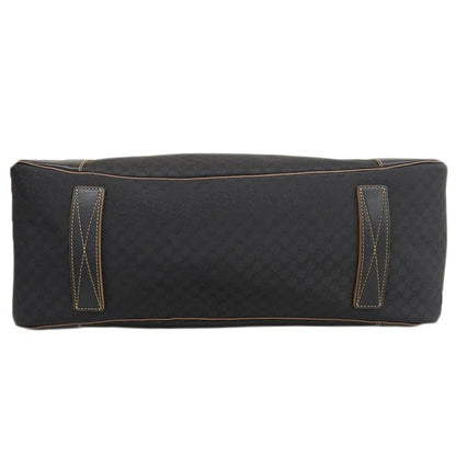 Celine Canvas Leather Combination Macadam Pattern 2Way Bag Black