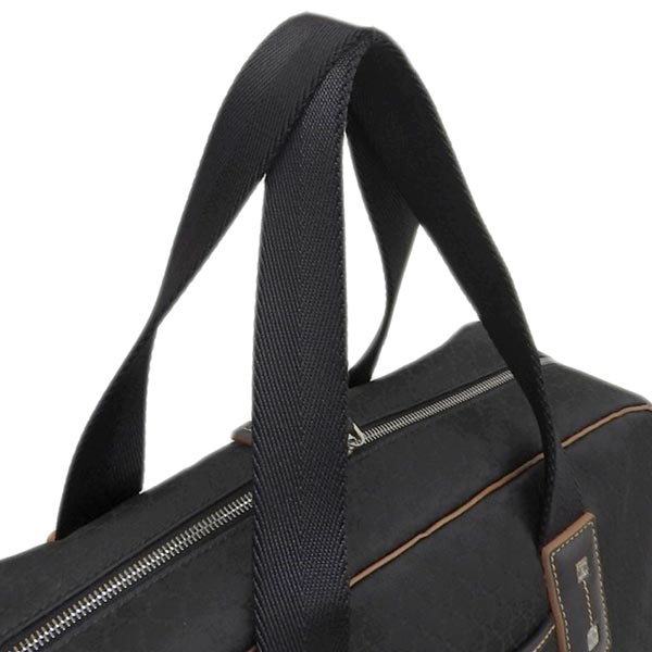 Celine Canvas Leather Combination Macadam Pattern 2Way Bag Black