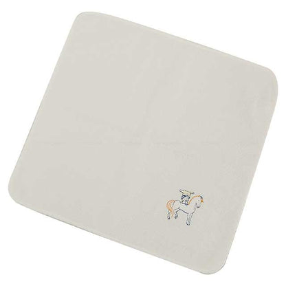 HERMES towel Carre Cabriol Blanc/Cream Cotton100%