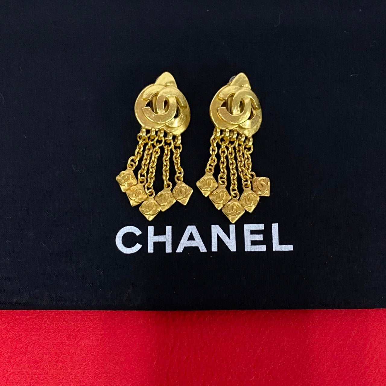 CHANEL Earring Gold Plated gold